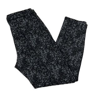 Gap, 95% Cotton, Casual, Multi Color, Ditsy, Floral Print, Skinny pants, Size 10